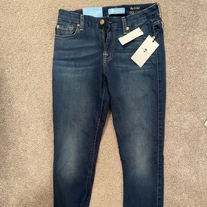 7 for all mankind Blair 27 jeans ankle skinny super short inseam